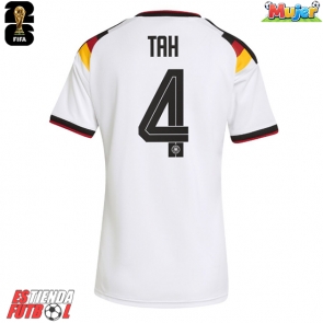 Alemania Jonathan Tah #4 Primera Equipación Mujer Mundial 2026 Manga Corta